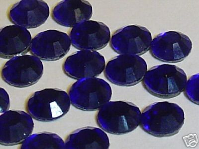 72 pcs. 20ss COBALT HOTFIX European Rhinestones
